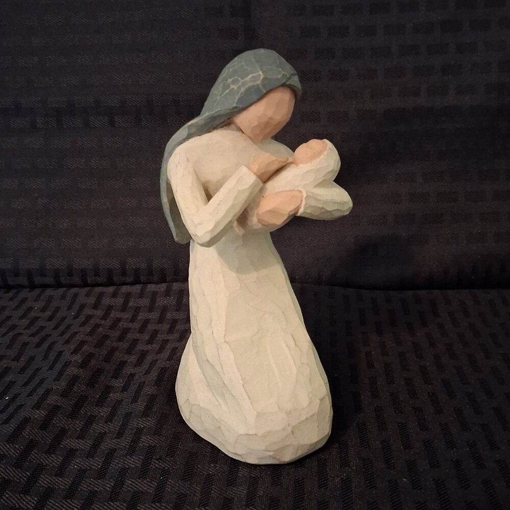 Willow Tree Nativity Mary with Baby Jesus Beautiful Figurine